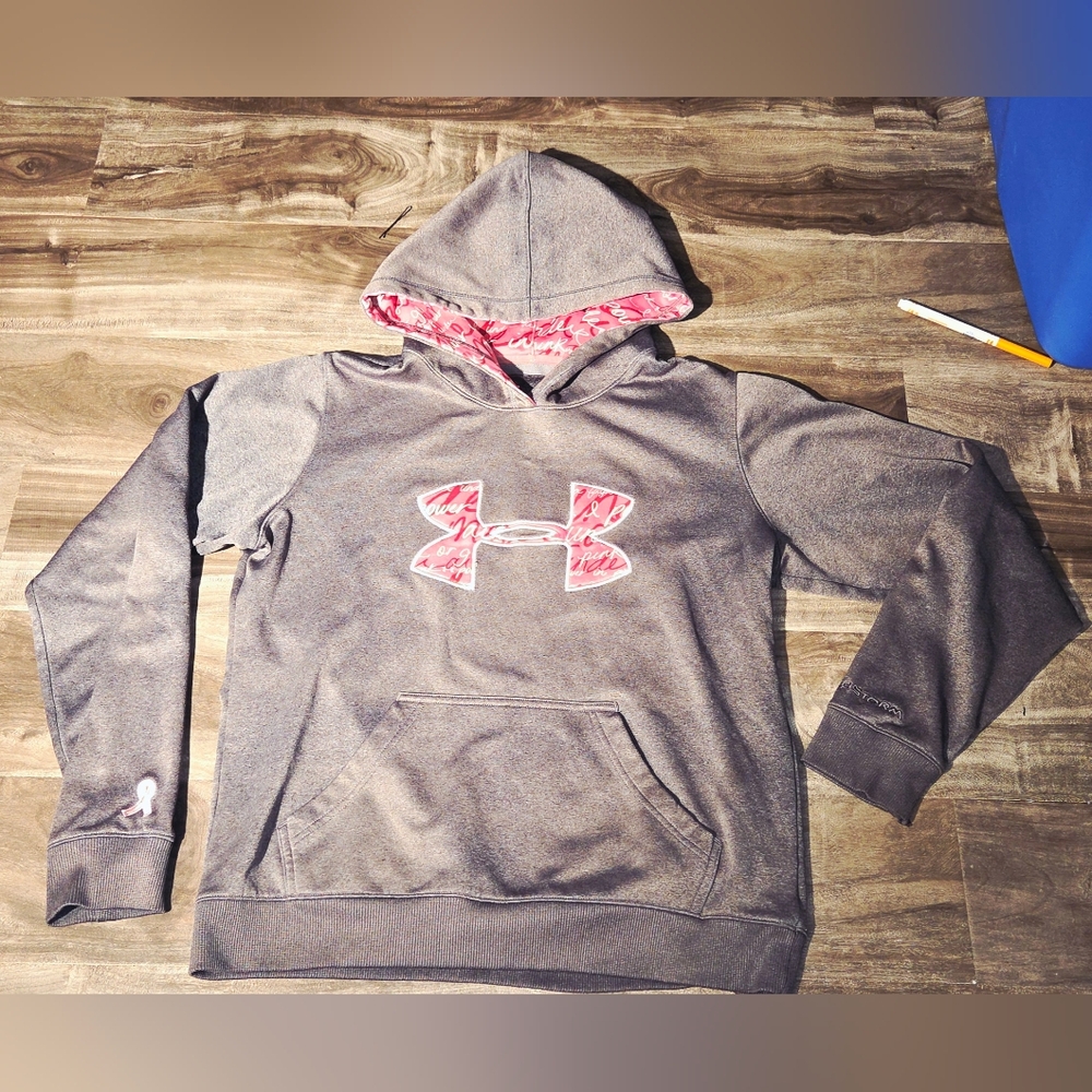 Under Armour Gray and Pink Women's Sweater